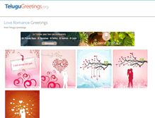 Tablet Screenshot of loveromance.telugugreetings.org